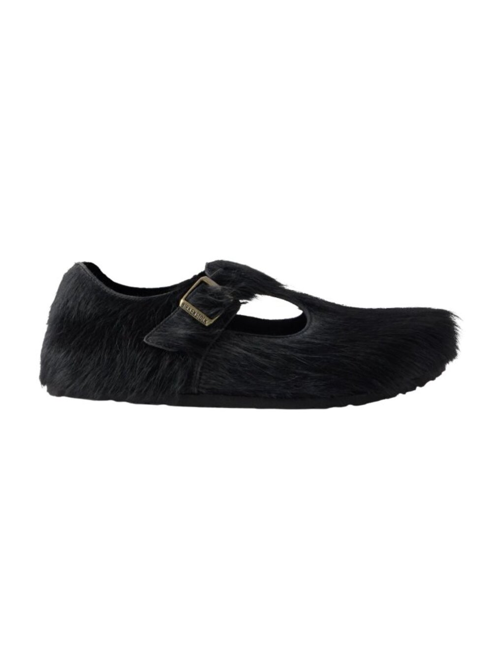 BIRKENSTOCK 1774 x SFTM Paris calf hair Mary Jane  Black NEW $420 Sz 37